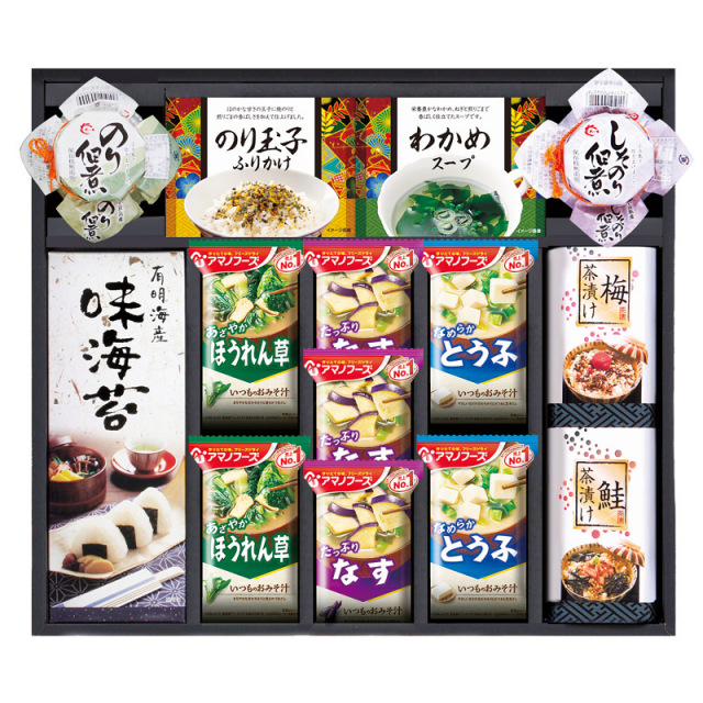 【送料無料】アマノフリーズドライみそ汁＆食卓詰合せ L1079-055