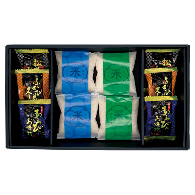 【送料無料】初代田蔵新潟米食べくらべお吸物ギフトセット L1084-027
