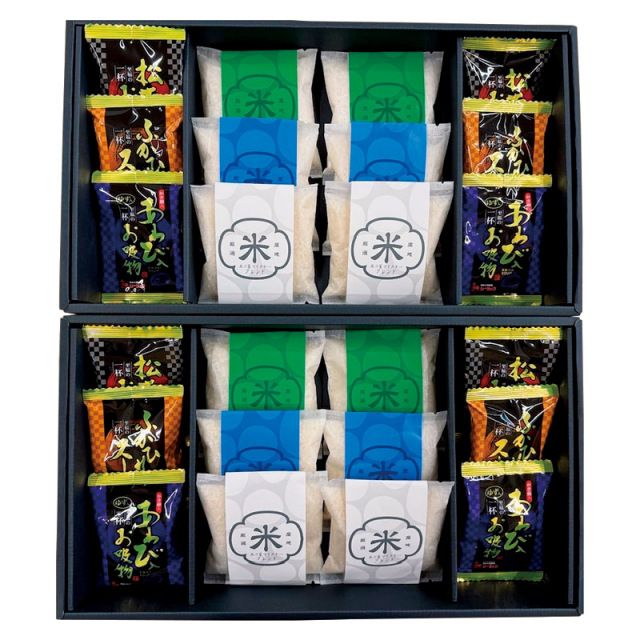 【送料無料】初代田蔵新潟米食べくらべお吸物ギフトセット L1084-069
