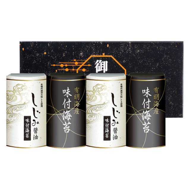 【一括お届け】有明海産＆しじみ醤油味付のり L1089-030