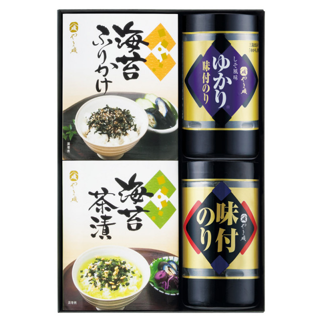 【一括お届け】やま磯味のり卓上バラエティセット L1091-028