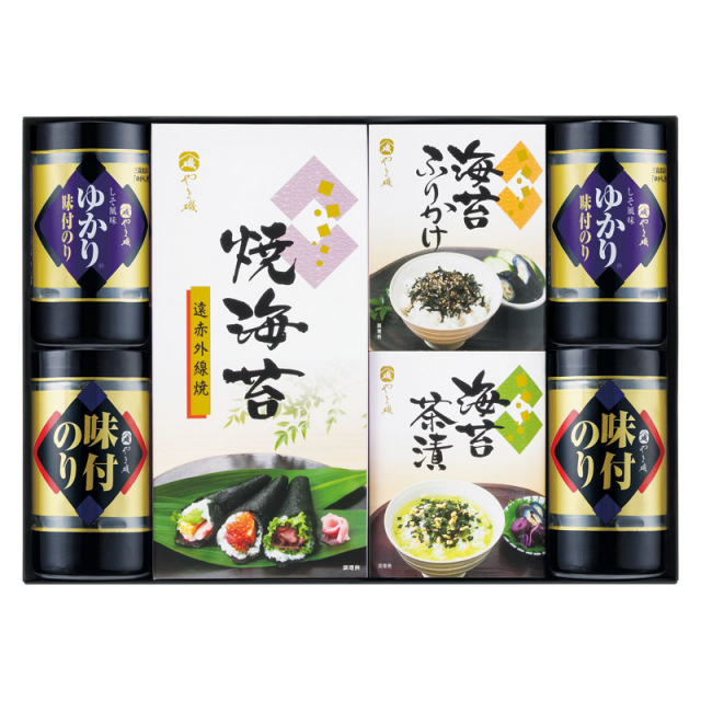 【送料無料】やま磯味のり卓上バラエティセット L1091-056