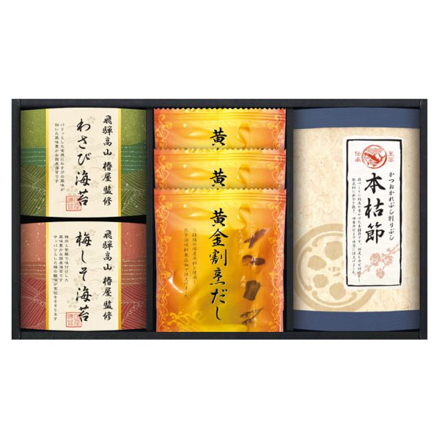 【一括お届け】飛騨高山「椿屋」監修 特選海苔＆和味詰合せ L1091-060