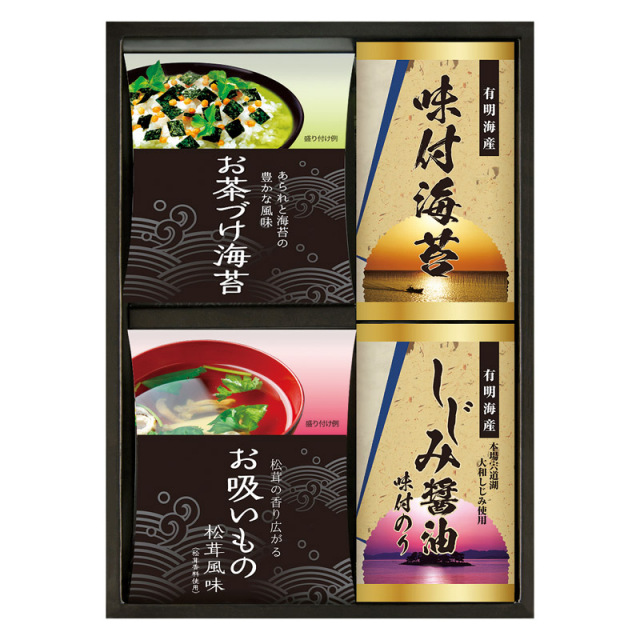 【一括お届け】永谷園お茶漬け・有明海産味付海苔 L1092-039