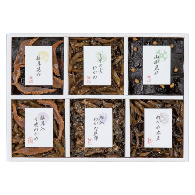 【一括お届け】廣川昆布御昆布 6品佃煮詰合せ L1093-040