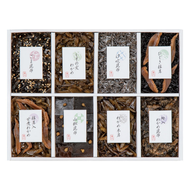 【送料無料】廣川昆布御昆布 8品佃煮詰合せ L1093-057