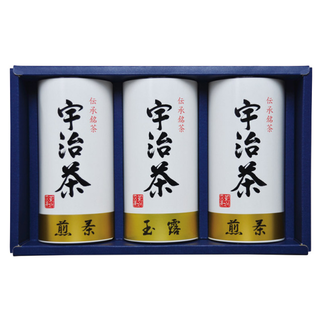 【送料無料】宇治茶詰合せ（伝承銘茶） L1100-086