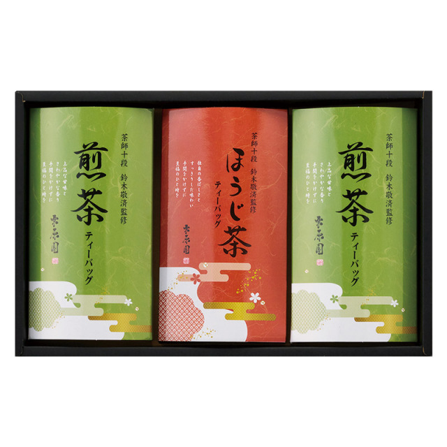 【一括お届け】茶師十段鈴木敬済監修 ティーバッグ詰合せ L1102-024