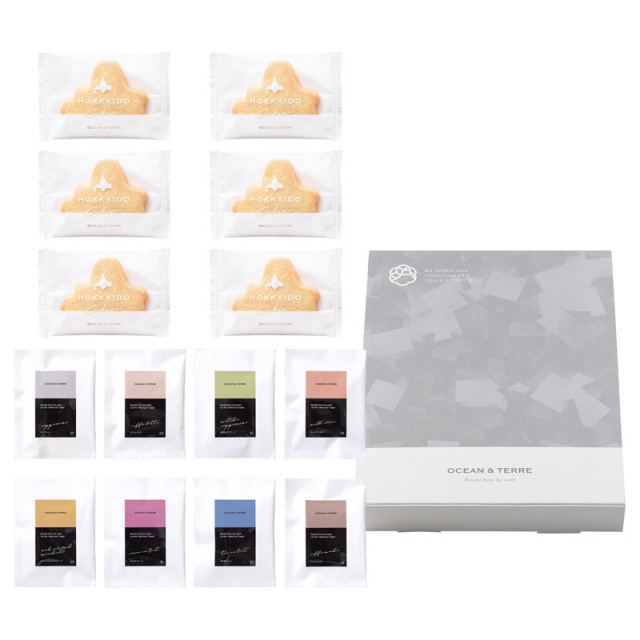 【送料無料】OCEAN＆TERREcafe＆クッキーセット L1111-096