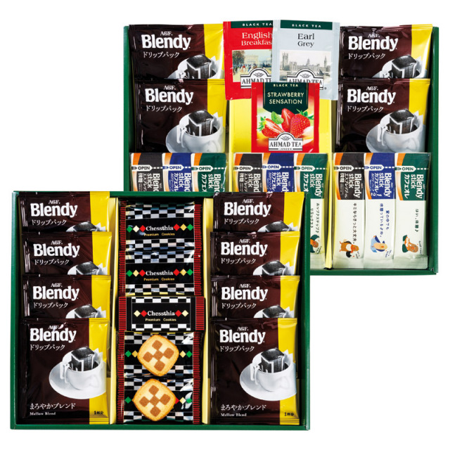 【送料無料】ブレイクタイムクッキー＆コーヒー＆紅茶 L1117-057