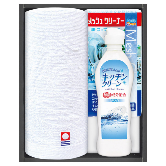 【一括お届け】今治タオル＆キッチン洗剤セット L1132-028