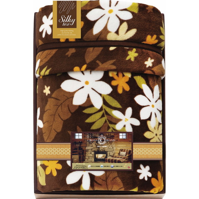 【送料無料】クロスロード柔らか毛布 L9050-547