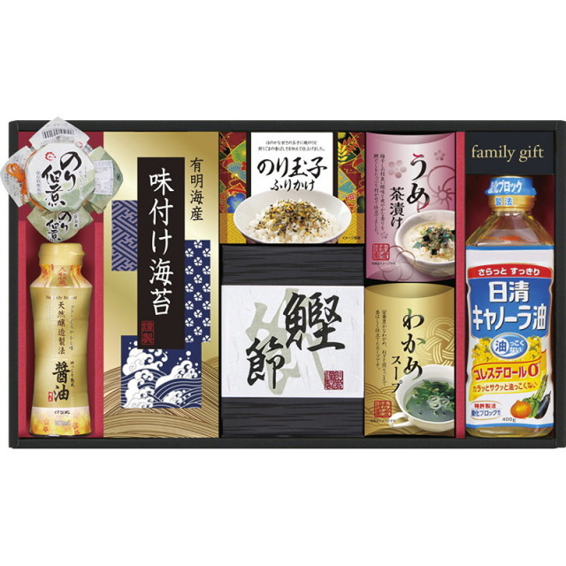 日清オイリオ食卓詰合せ(L9062-547)|送料無料|香典返しe-shop 日清オイリオ食卓詰合せ(L9062-547)|送料無料|香典返しe-shop