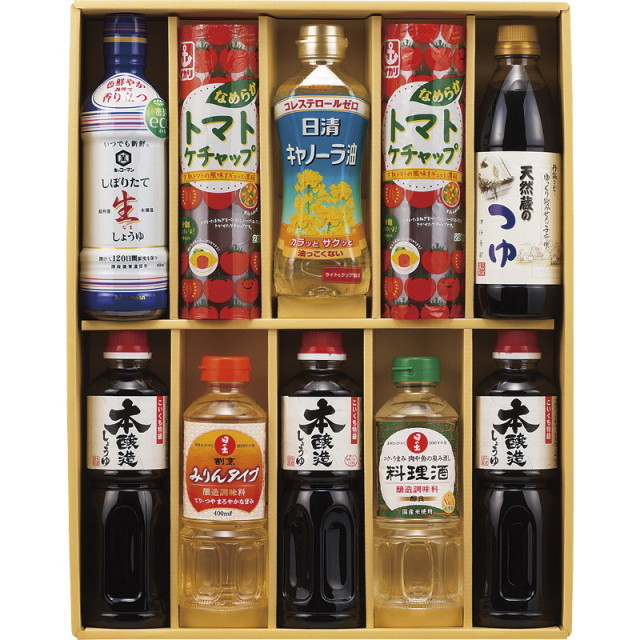 【送料無料】キッコーマン＆調味料バラエティセット L9065-587