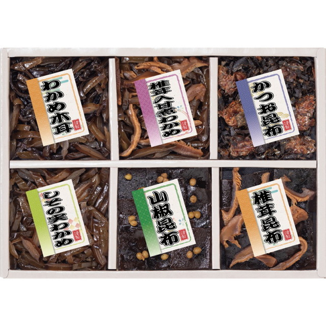 廣川昆布御昆布 佃煮6品詰合せ（L9077-559）｜一括お届け