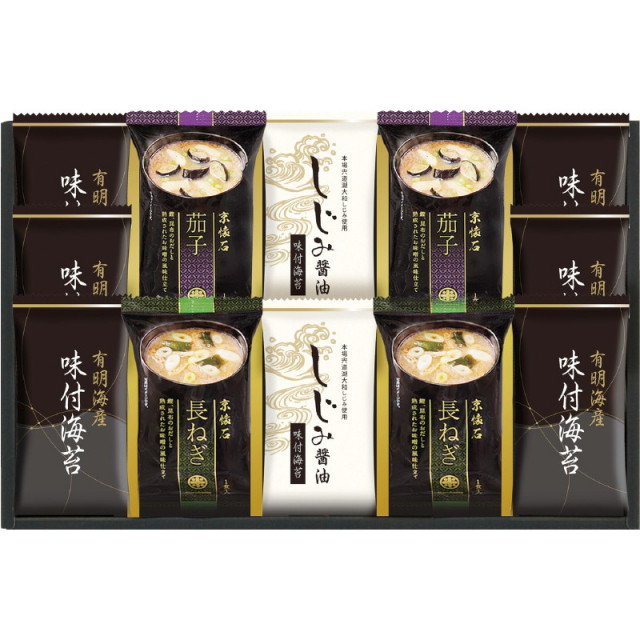 【一括お届け】マルコメフリーズドライみそ汁＆有明海産味付海苔セット L9083-528