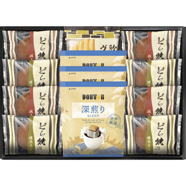 【一括お届け】ドトールコーヒー＆どら焼き 詰合せ L9110-534