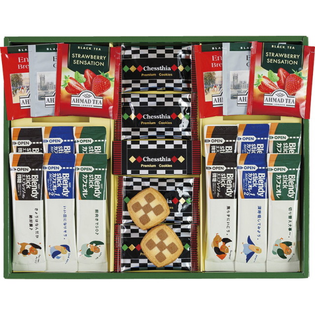 ブレイクタイムプレミアムギフトクッキー＆コーヒー＆紅茶（L9123-566