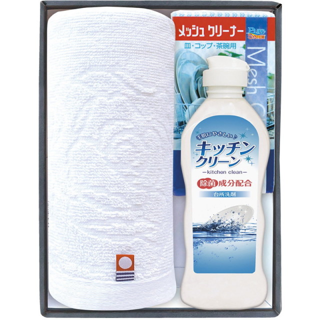 今治産タオル＆キッチン洗剤セット（B1056-555）｜一括お届け