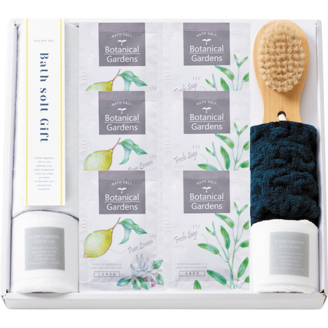 【送料無料】CLA SHU SHUボタニカルガーデン バスソルトギフト L9136-549