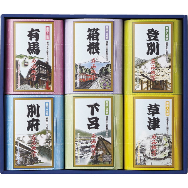 【一括お届け】名湯旅情 薬用入浴剤ギフトセット L9136-556