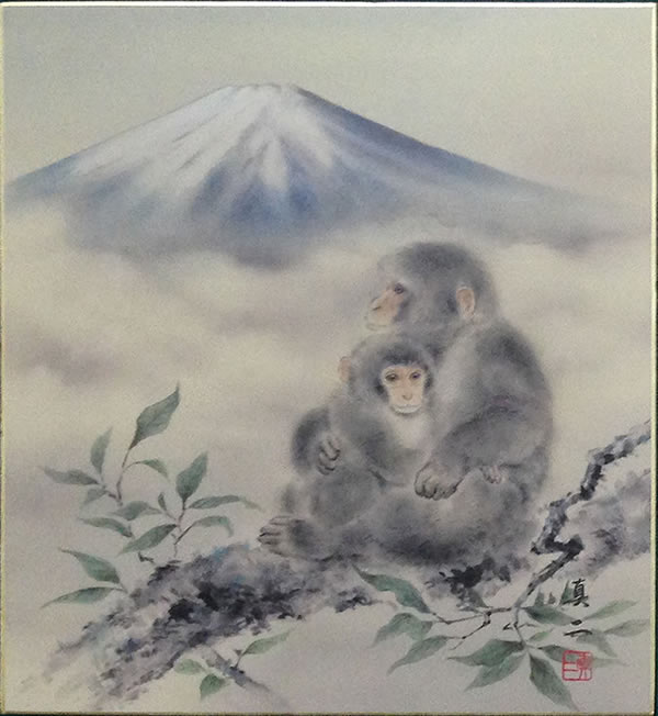 富士と猿
