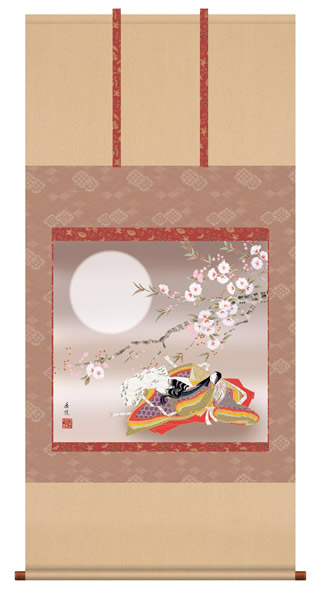 掛け軸 「 紫式部 」 工芸掛軸 - メルカリ