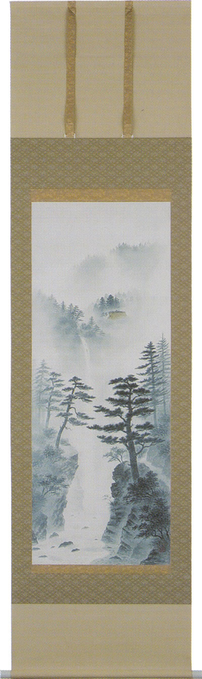 高級肉筆掛け軸 表具店 高梧堂