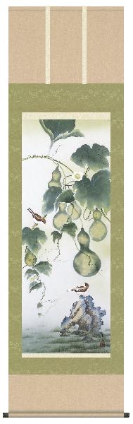 掛け軸 六瓢 依田流石