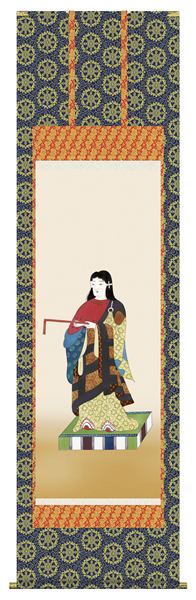掛け軸 聖徳太子像 紙本 希少 軸装 茶道具 掛軸 美品 です。 掛け軸 太田秀峰 聖観音 絹本 希少 軸装 茶道具 掛軸 美品 です