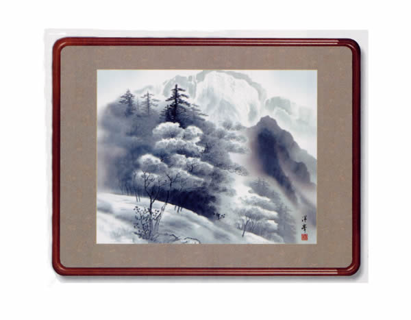 額 水墨山水