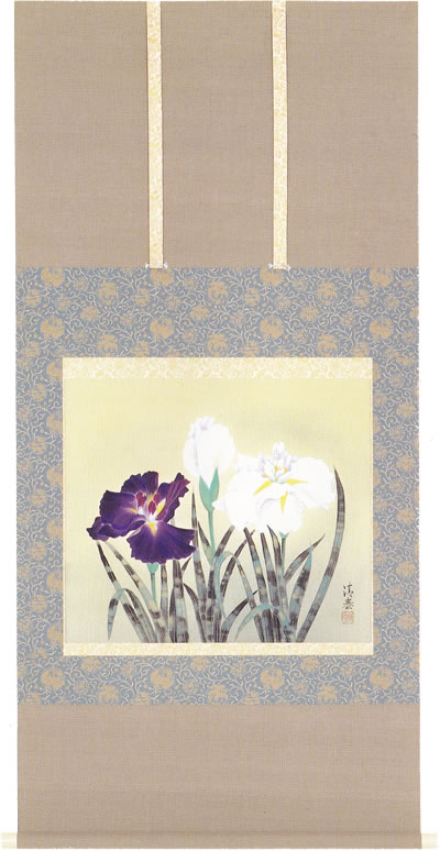 菖蒲 森島清泰 尺八横