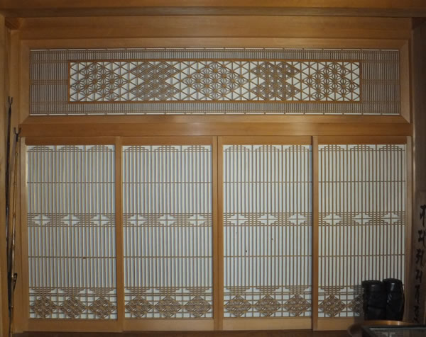 障子張り替え 書院障子 タフトップ使用