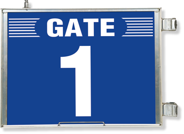 305-83 突出し式ゲート標識　ＧＡＴＥ３セット