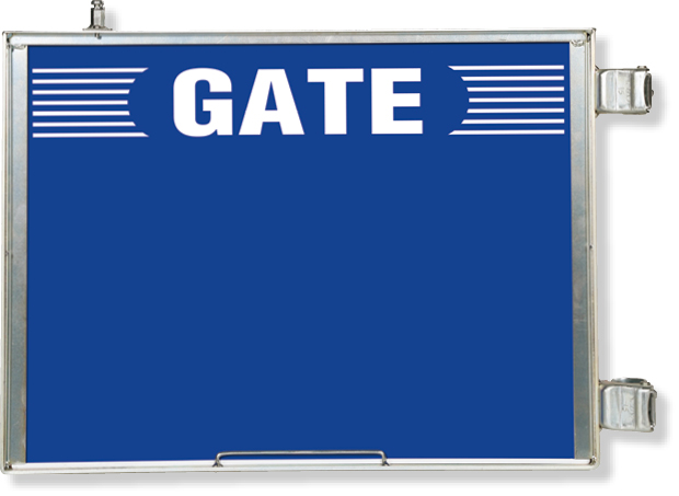 305-85 突出し式ゲート標識　ＧＡＴＥ　セット