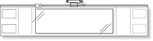 366-92Ａ ファスナー付腕章（安全ピンタイプ） 白