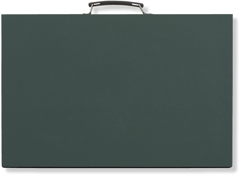 撮影用黒板　小（横型）無地　緑 373-431