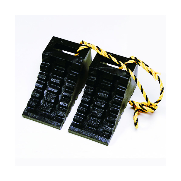 信栄物産 タイヤ歯止め 黒 115×225×120 4085W