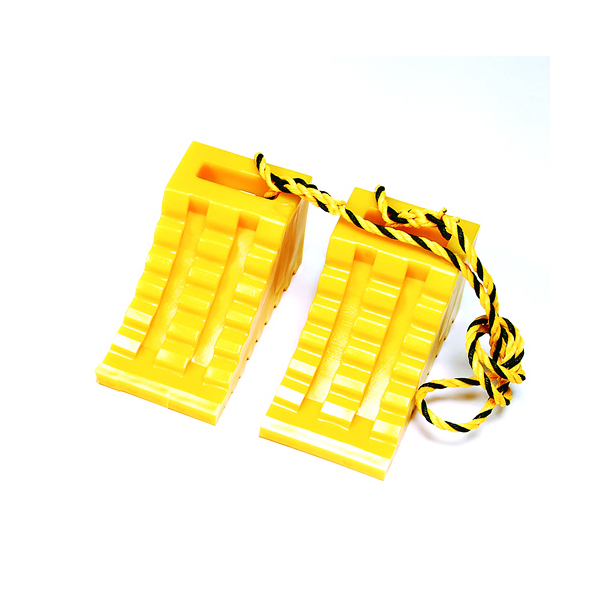 信栄物産 タイヤ歯止め 黄 115×225×120 4086W