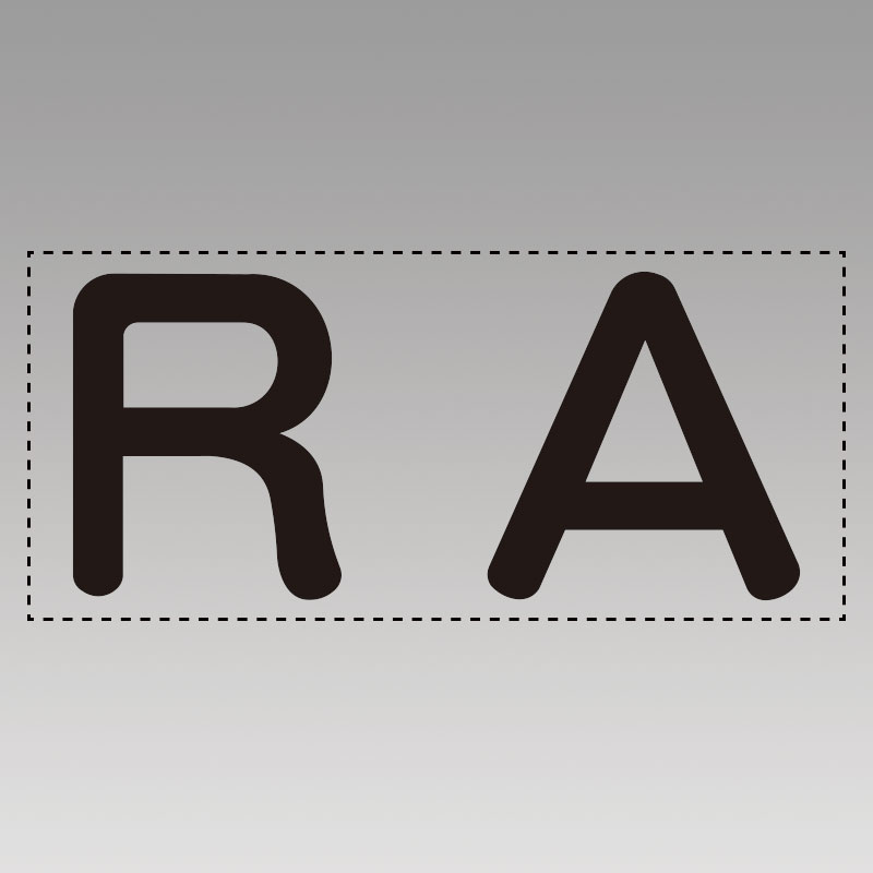 カッティング文字　ＲＡ 427-13