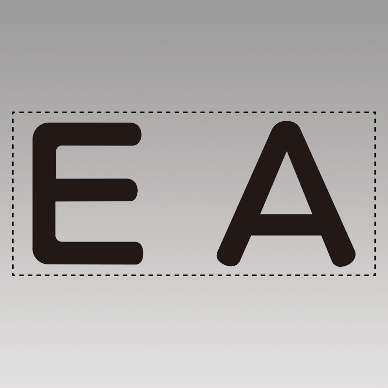 カッティング文字　ＥＡ 427-14