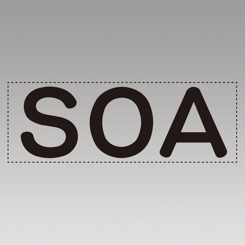 カッティング文字　ＳＯＡ 427-16