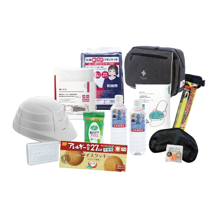 【法人・個人事業主様限定】BSLT2001 椅子掛け用防災セット【ベーシック】