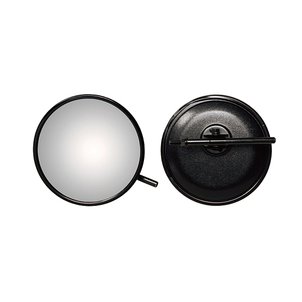 信栄物産 ロードビュミラー（平面）丸棒 丸型 210φ 黒 FB-20K