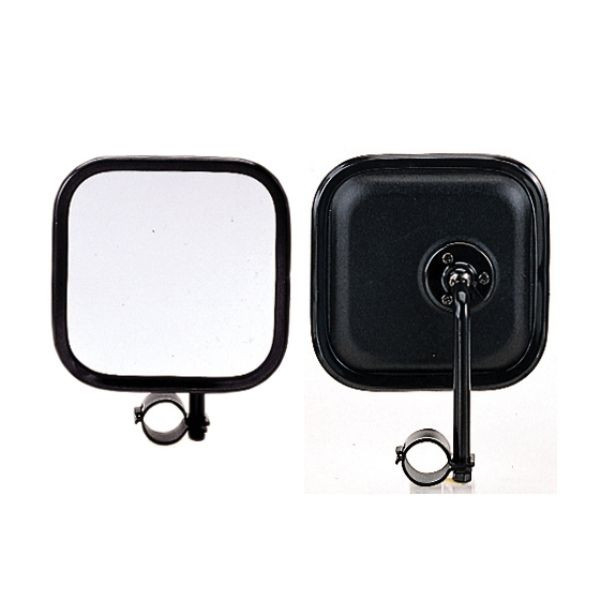 信栄物産 ロードビュミラー（平面） 角型 140×140 黒 FH-14K