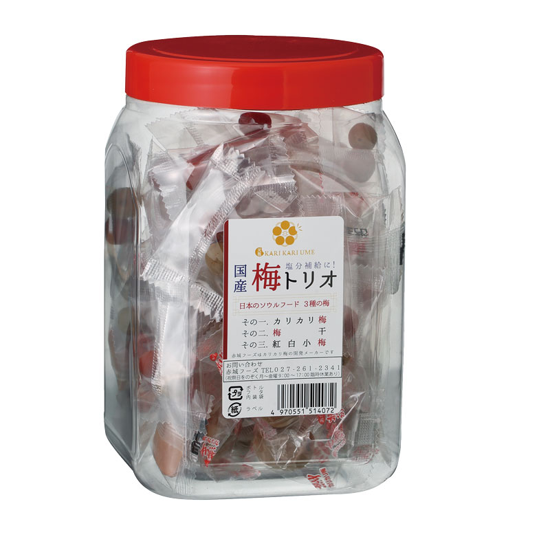 HO-343 国産梅トリオ３５０Ｇ