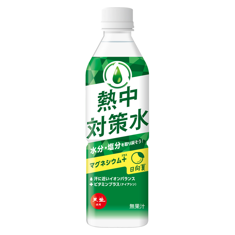 【法人・個人事業主様限定】熱中対策水 日向夏味 500mL×24本 ho-3641