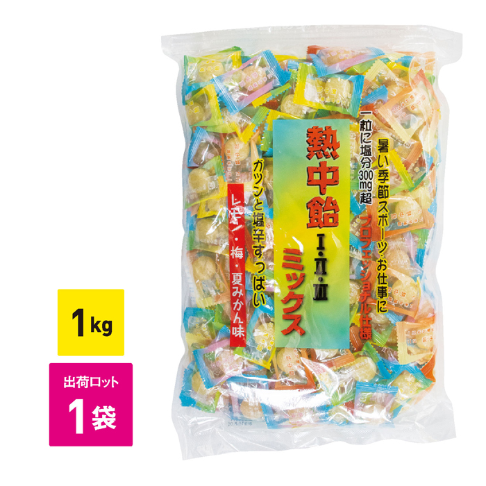 【法人・個人事業主様限定】熱中飴 I・II・IIIミックス N20-08