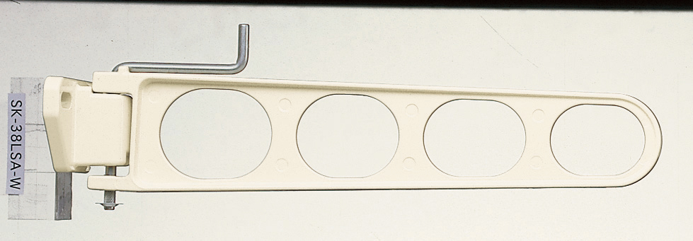 バルコニー物干し金物（横収納型）2個セット　SK-38LSA