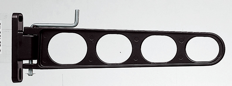 バルコニー物干し金物（横収納型）2個セット　SK-38LSB